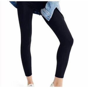 NEW Miles by Madewell‎ Women's Leggings XXS Black High-Rise Knit Elastic